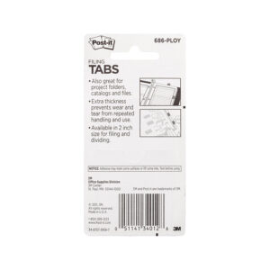 Tab 686-PLOY 50x38 Pack of 4 Bx6