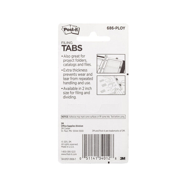 Tab 686-PLOY 50x38 Pack of 4 Bx6