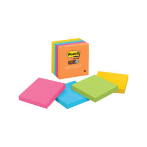 Super Sticky Note 654-5SSUC RDJ73X73 Pack of 5