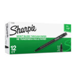 Fineliner Pen Black Box of 12