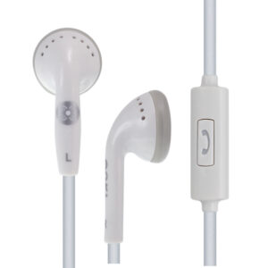 In-Ear Earphone with In-Line Mic & Control - White