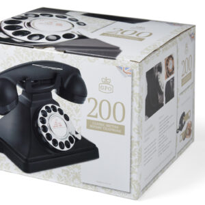 200 ROTARY TELEPHONE - BLACK