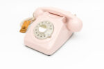 746 ROTARY TELEPHONE - CARNATION PINK