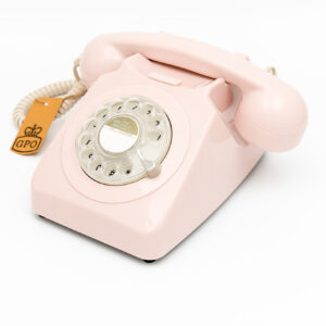 746 ROTARY TELEPHONE - CARNATION PINK