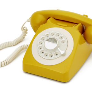 746 ROTARY TELEPHONE - MUSTARD