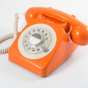 746 ROTARY TELEPHONE - ORANGE