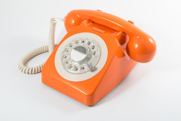 746 ROTARY TELEPHONE - ORANGE