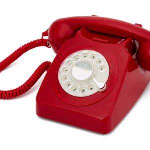 746 ROTARY TELEPHONE - RED