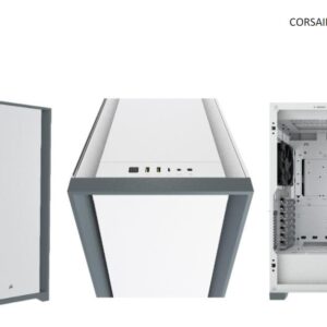 5000D TG E-ATX  ATX  USB Type-C  2x 120mm Airguide Fans  Radiator 360mm. 7x PCI  4x 2.5' SSD  2x 3.5' HDD. VGA 420mm. White Tower Case