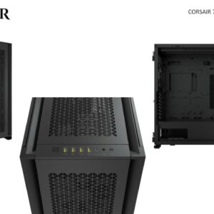 Obsidian 7000D AF Tempered Glass Mini-ITX  M-ATX  ATX  E-ATX Tower Case  USB 3.1 Type C  10x 2.5'  6x 3.5' HDD. Black