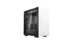 MACUBE 110 White Minimalistic Micro-ATX Case  Magnetic Tempered Glass Panel  Removable Drive Cage  Adjustable GPU Holder  1xPreinstalled Fan