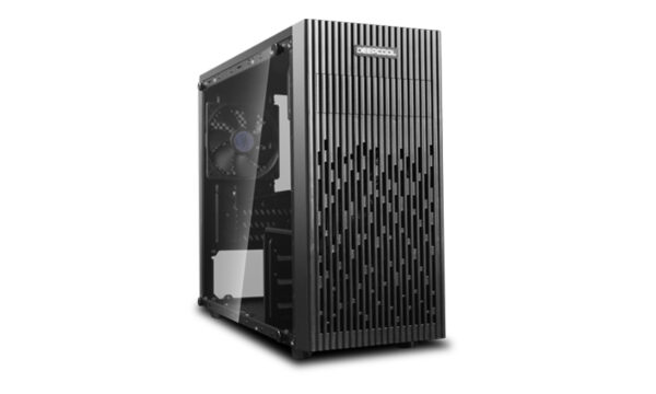 MATREXX 30 Full Tempered Glass Side Panel M-ATX Case  1x 120mm Black Fan  Graphics Card Up To 250mm