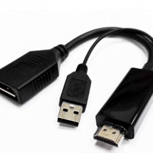 HDMI to DisplayPort DP Male to Female with USB (for power) Adapter Cable