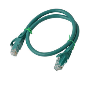 Cat6a UTP Ethernet Cable 25cm Snagless Green