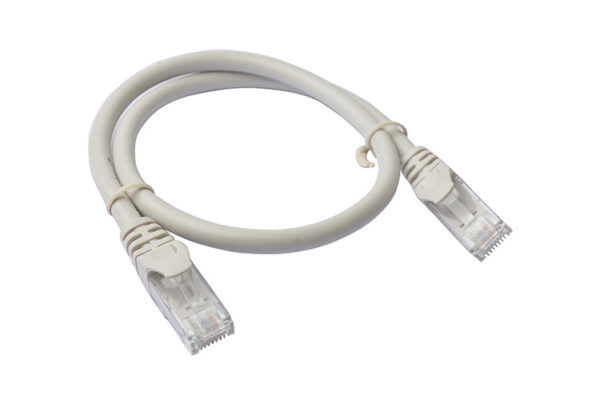 Cat6a UTP Ethernet Cable 25cm Snagless Grey