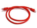 Cat6a UTP Ethernet Cable 25cm Snagless Red