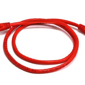 Cat6a UTP Ethernet Cable 25cm Snagless Red