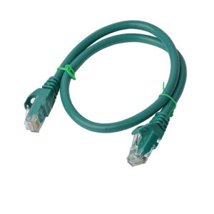 Cat6a UTP Ethernet Cable  Snagless  - Green 0.5M