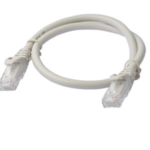 Cat6a UTP Ethernet Cable 0.5m (50cm) Snagless Grey