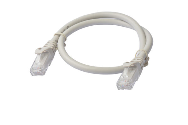 Cat6a UTP Ethernet Cable 0.5m (50cm) Snagless Grey