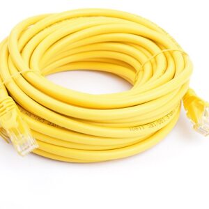 Cat6a UTP Ethernet Cable 10m Snagless Yellow