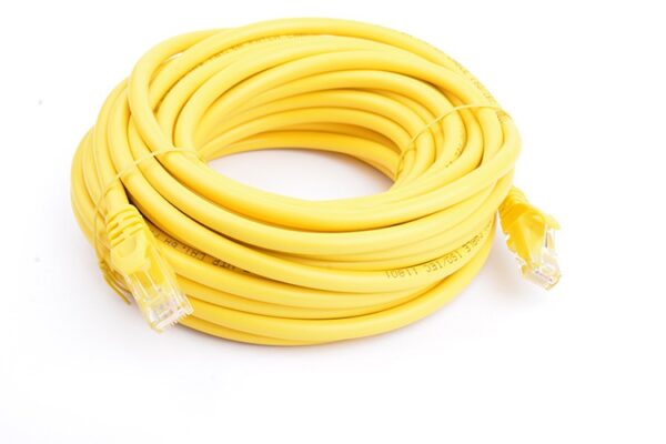 Cat6a UTP Ethernet Cable 10m Snagless Yellow