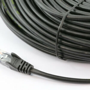 Cat6a UTP Ethernet Cable 15m Snagless Black