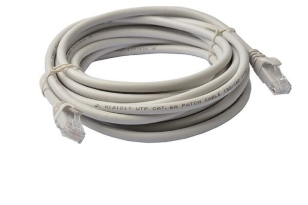 Cat6a UTP Ethernet Cable 15m Snagless Grey