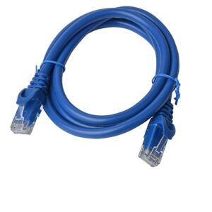 Cat6a UTP Ethernet Cable 1m Snagless Blue