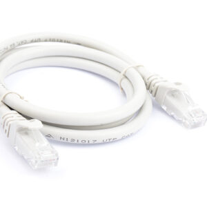 Cat6a UTP Ethernet Cable 1m Snagless Grey