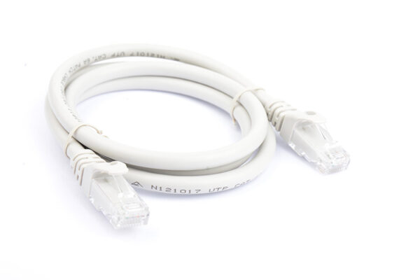 Cat6a UTP Ethernet Cable 1m Snagless Grey