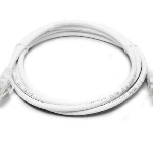 Cat6a UTP Ethernet Cable 1m Snagless White