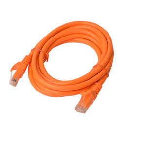 Cat6a UTP Ethernet Cable 2m Snagless Orange