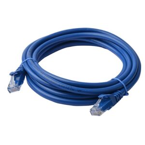 Cat6a UTP Ethernet Cable  Snagless Blue