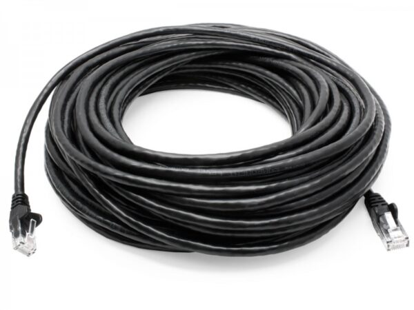 Cat6a UTP Ethernet Cable 40m Snagless Black