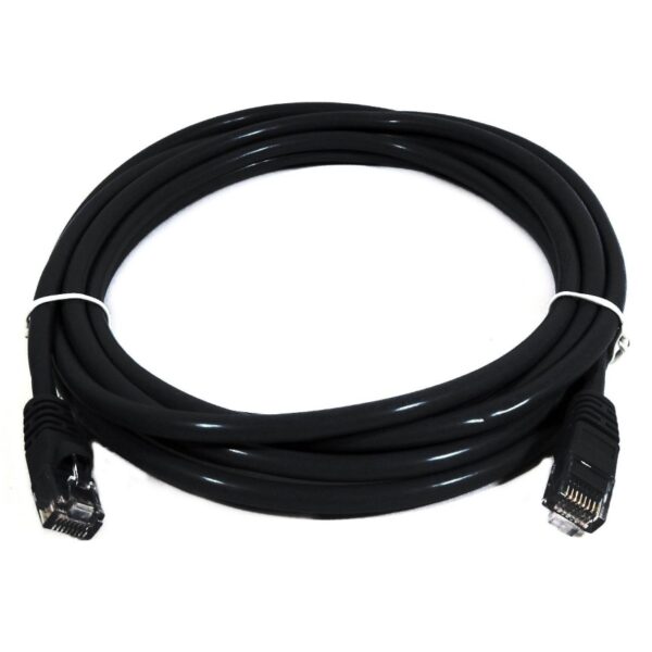 Cat6a UTP Ethernet Cable 5m Snagless Black