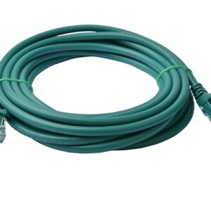 Cat6a UTP Ethernet Cable 5m Snagless Green