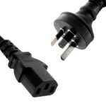 Power Cable 2m Male wall 240v PC