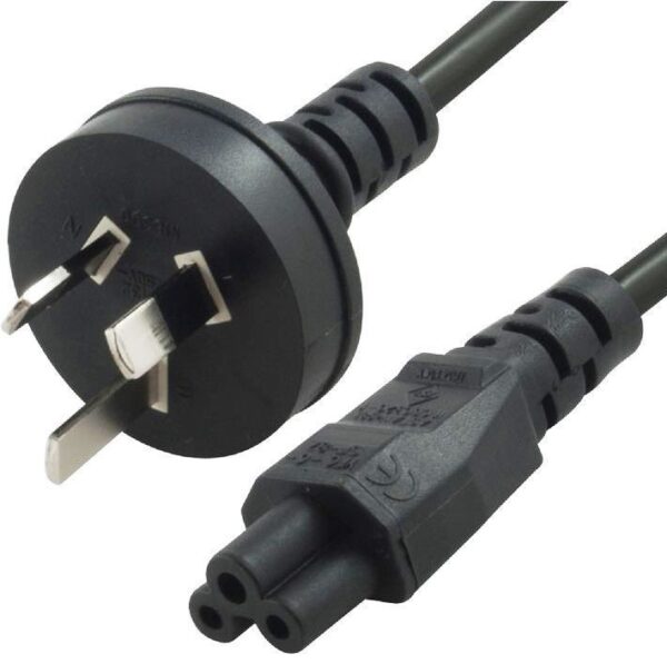 Power Cable 1m 3-Pin AU to IEC C5 Male to Female