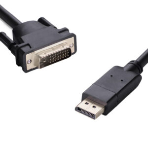 DisplayPort DP to DVI Male 2m (Gold-flash) to Male (Gold flash)  28AWG * 5P