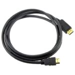 DisplayPort DP to HDMI Cable 2m - 20 pins Male to 19 pins Male Gold plated RoHS