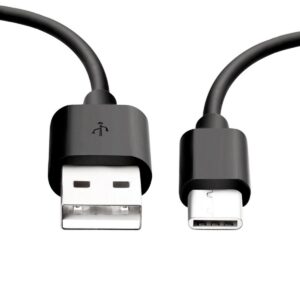 USB 2.0 Cable 2m Type-C to A Male to Male Black - 480Mbps