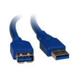 USB 3.0 Cable 1m A to A Male to Female Blue