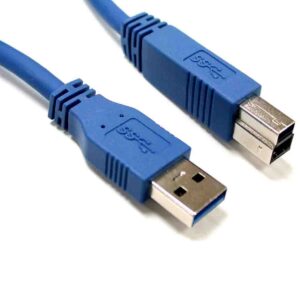 USB 3.0 Cable 1m A to B Male to Male Blue