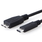 USB 3.1 Cable 1m Type-C to Micro B Male to Male Black 10Gbps