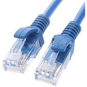 CAT5e Cable 1m - Blue Color Premium RJ45 Ethernet Network LAN UTP Patch Cord 26AWG