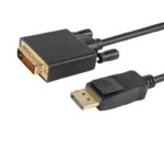 DisplayPort DP to DVI-D Male to Male Cable 2m 24+1 Gold plated Supports video resolutions up to 1920x1200/1080P Full HD @60Hz