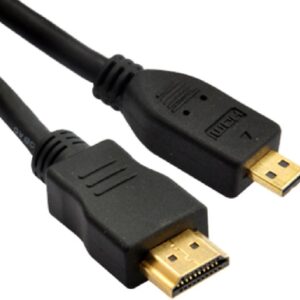 HDMI to Micro HDMI Cable  - 1.4v 19 pins A Male to D Male 34AWG OD4.2mm Gold Plated RoHS LS