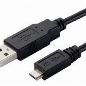 USB to Micro USB Cable  - Type A Male to Micro Type B Male Black Colour RoHS