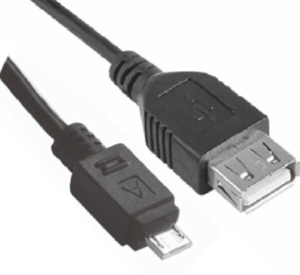 Micro USB Male to USB Female OTG Adapter Converter Cable Black for Windows  Android Tablet & Mobiles